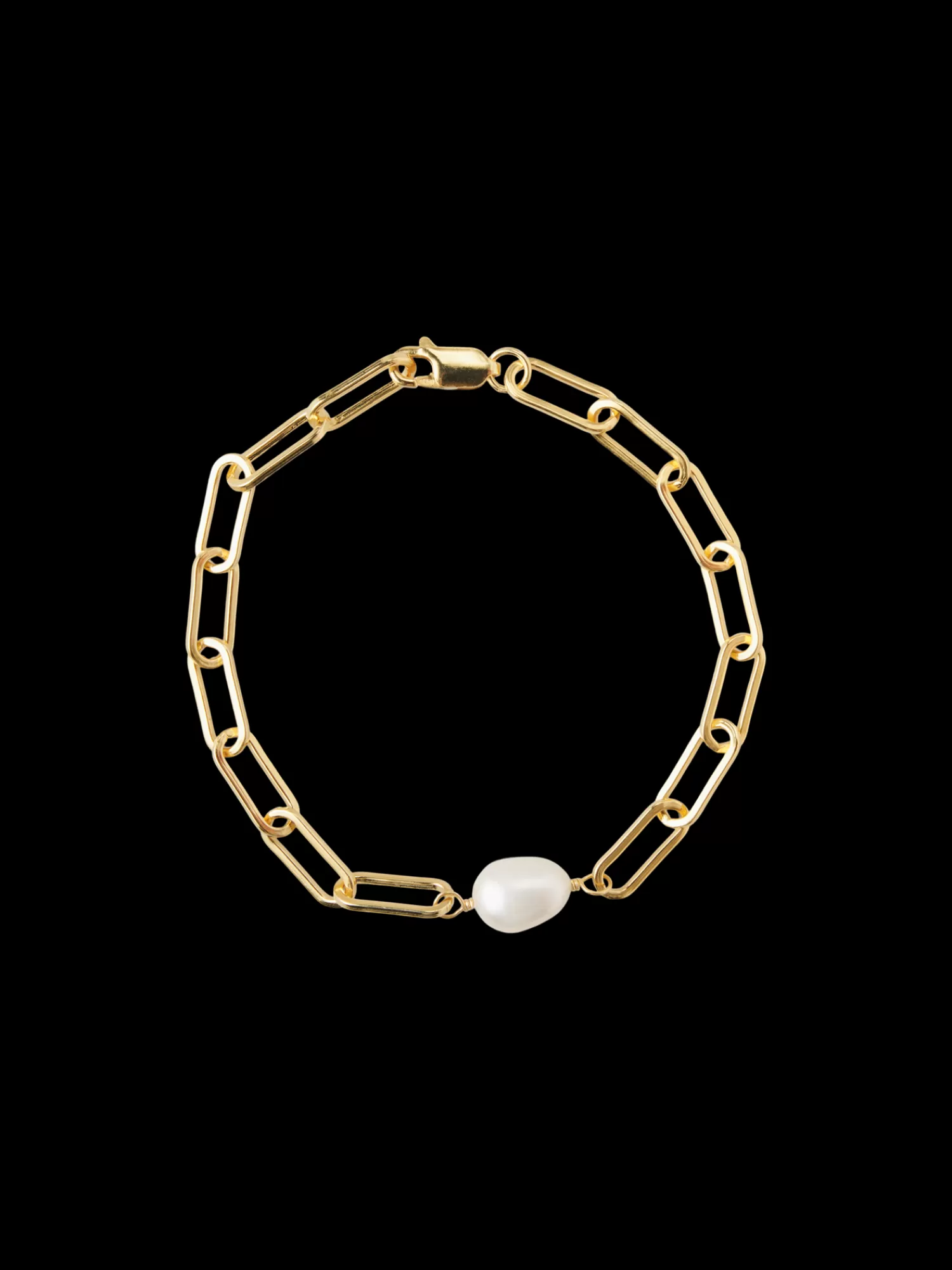 Chunky Pearl Chain-armbånd*Søstrene Grene Cheap