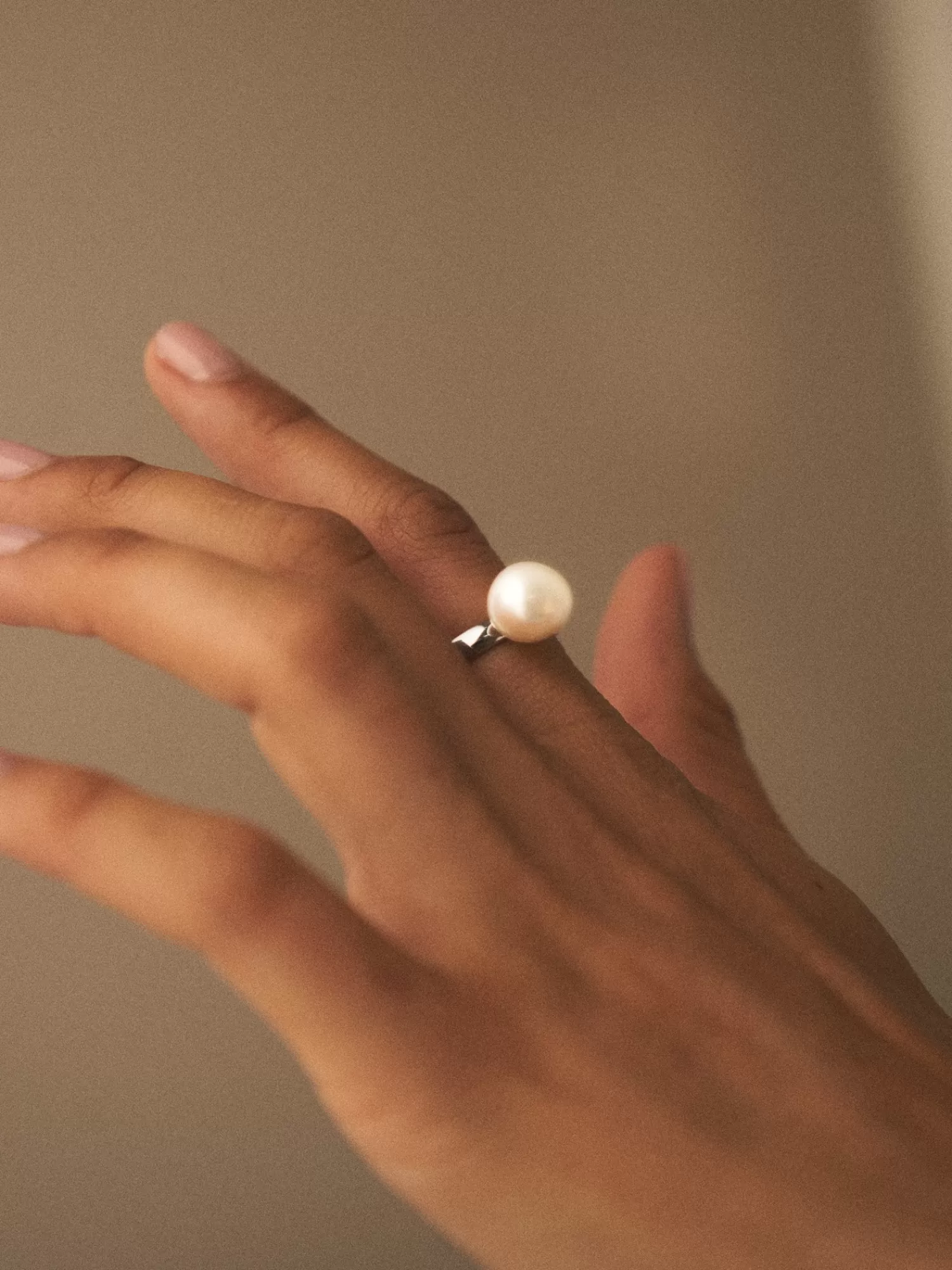 Pearl Ring M*Søstrene Grene Clearance