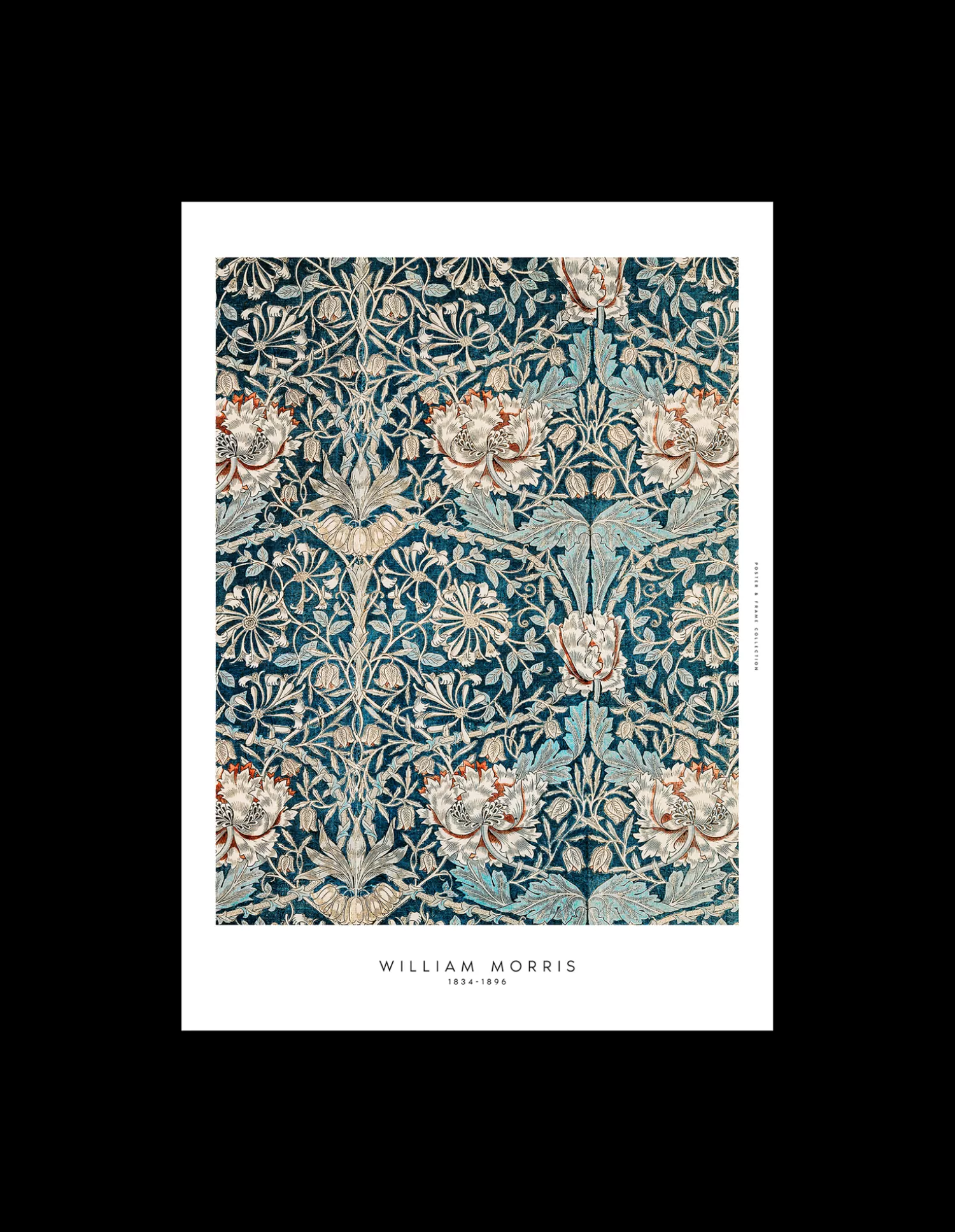 Plakat Blue Flowers 40 X 50*Søstrene Grene Flash Sale