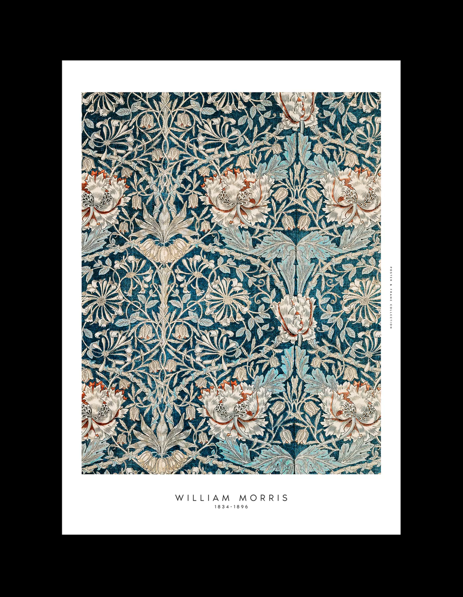 Plakat Blue Flowers 50 X 70 Cm*Søstrene Grene Store