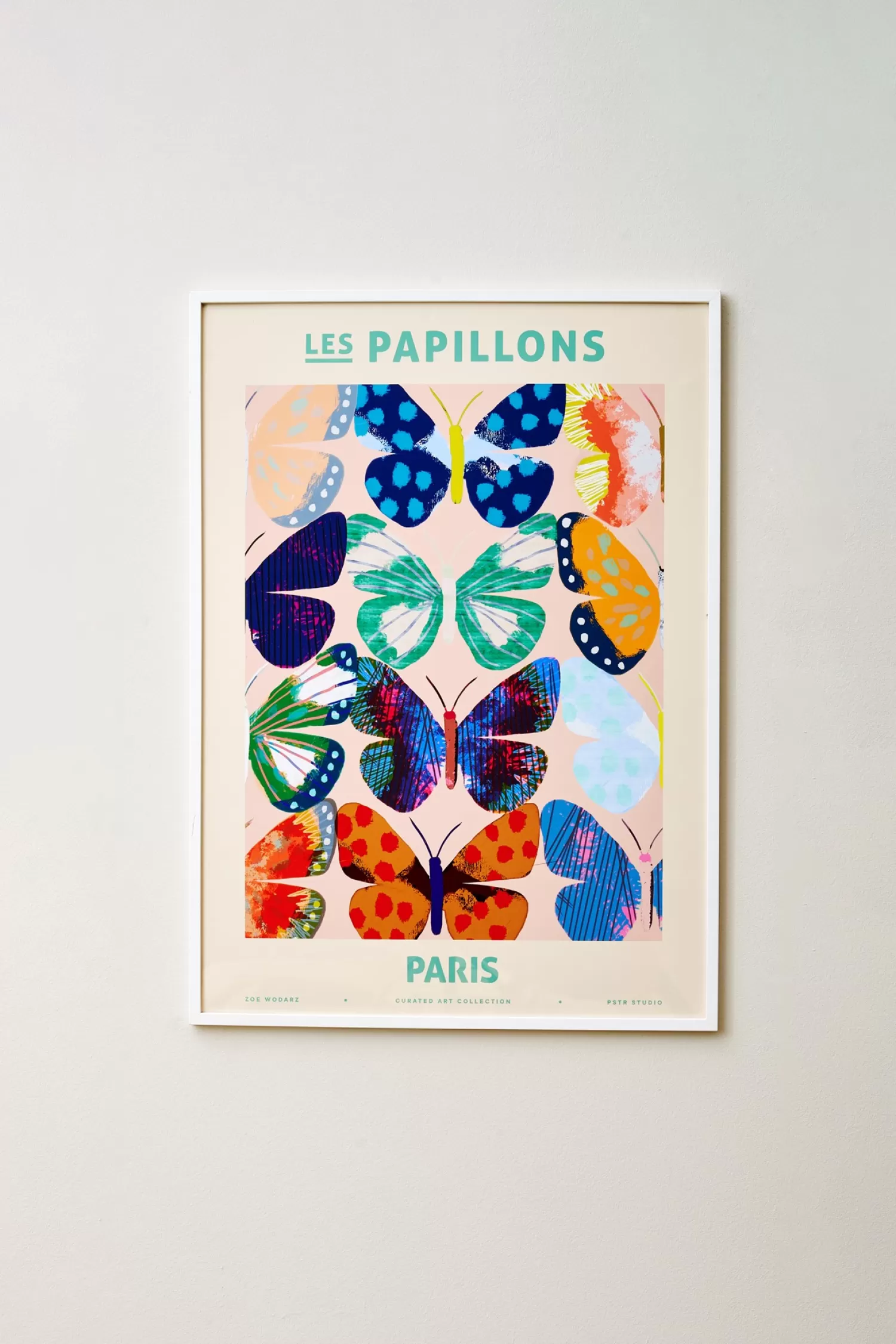 Plakat Les Papillons - Paris 50 X 70 Cm*Søstrene Grene Online